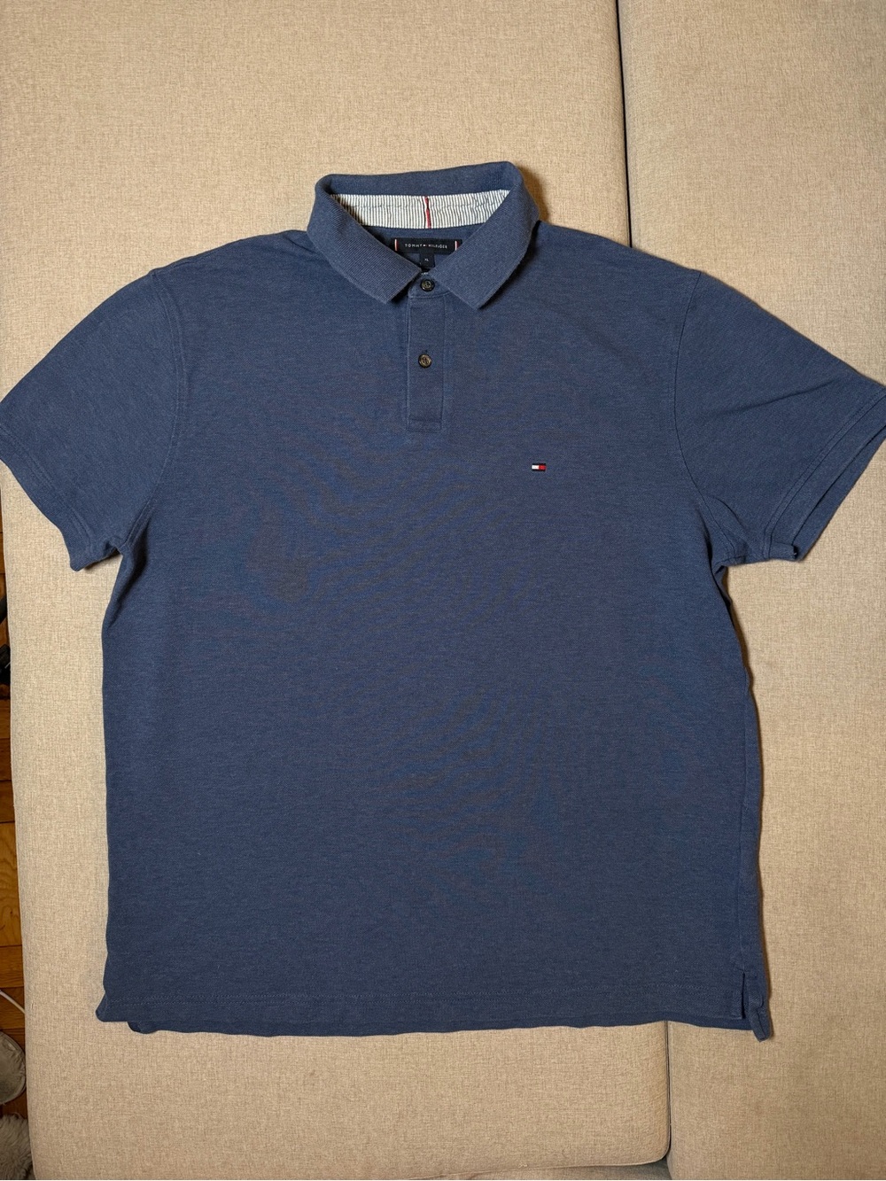 Tommy Hilfiger Men's Navy Polo Shirt